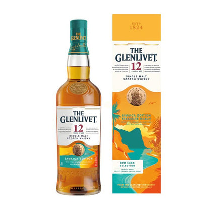 THE GLENLIVET 12YR JAMAICA EDITION TREASURE BEACH 750ML 80 PROOF - Wine barrel Plus