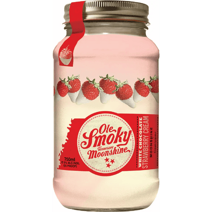 OLE SMOKY WHITE CHOC STRAWBERY 35 Proof 750 ml - Wine barrel Plus
