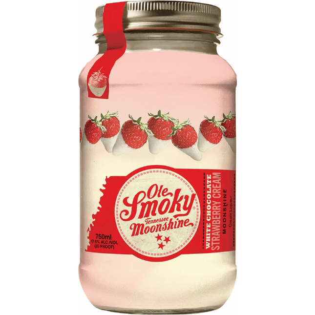 OLE SMOKY WHITE CHOC STRAWBERY 35 Proof 750 ml - Wine barrel Plus