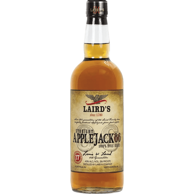 LAIRD'S STRAIGHT APPLEJACK 86 86 Proof 750 ml - Wine barrel Plus
