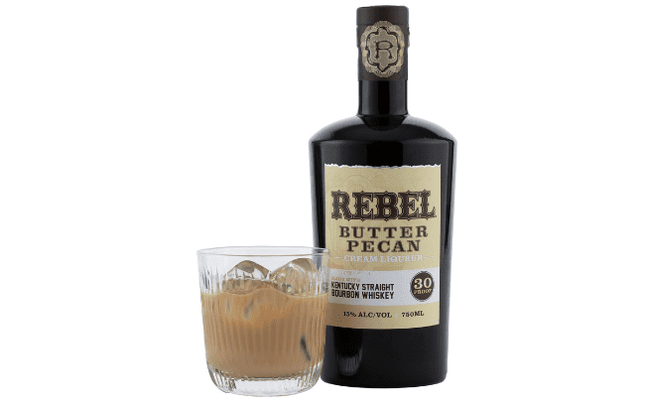 REBEL BUTTER PECAN CREAM LIQUEUR 750ML 30 PROOF - Wine barrel Plus