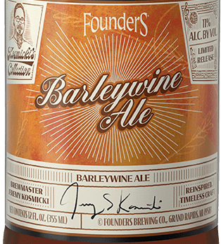 FOUNDERS KOSMIC BARLEYWINE 1PK 355ML BOTTLE - Wine barrel Plus