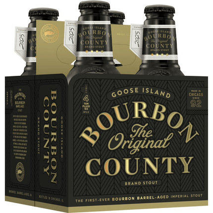 GOOSE ISLAND BOURBON COUNTY ORIGINAL 4PK 12OZ BOTTLE - Wine barrel Plus