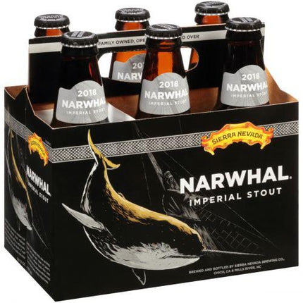 SIERRA NEVADA NARWHAL IMPERIAL STOUT 6PK 12OZ BOTTLES - Wine barrel Plus