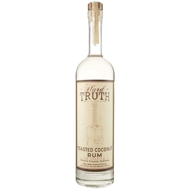 HARD TRUTH TOASTED COCONUT RUM 42 Proof 750 ml - Wine barrel Plus