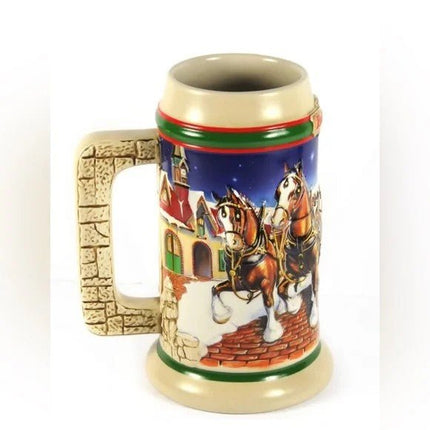 BUDWEISER HOLIDAY STEIN SERIES 1998 - Wine barrel Plus