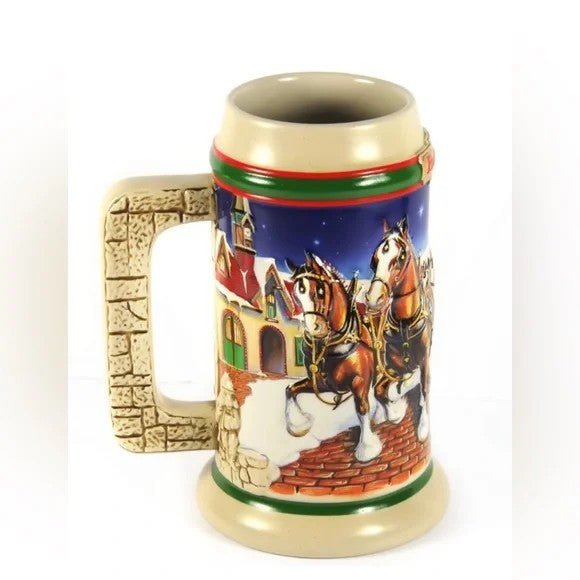 BUDWEISER HOLIDAY STEIN SERIES 1998 - Wine barrel Plus