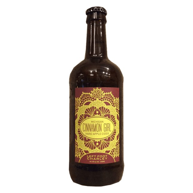 LEFT FOOT CINNAMON GIRL HARD APPLE CIDER 1PK 500ML - Wine barrel Plus