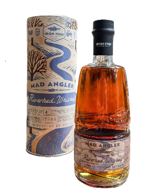 IRON FISH MAD ANGLER RIVERBED WHISKEY 750ML 109 PROOF - Wine barrel Plus