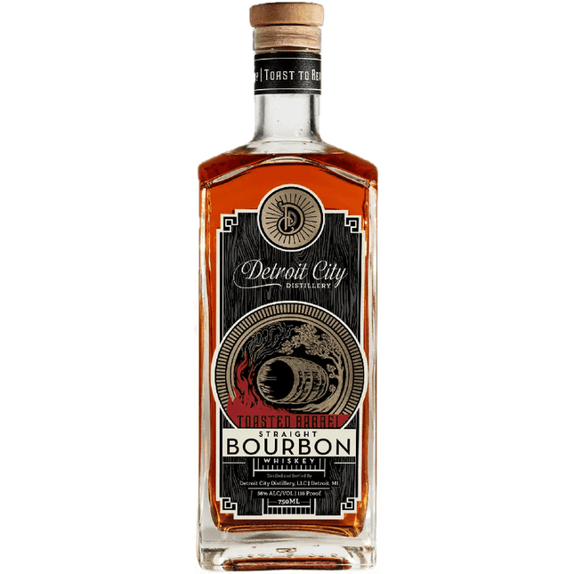 DETROIT CITY TOASTED BARREL 750ML 100 PROOF - Wine barrel Plus