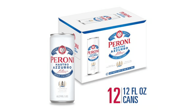 PERONI NASTRO AZZURRO 12PK 12OZ CAN - Wine barrel Plus