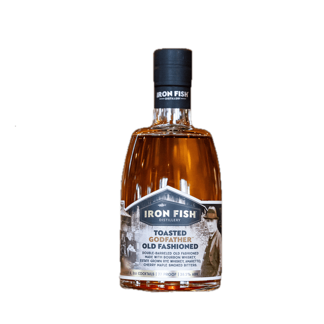 IRON FISH TOASTED GODFATHER OLD FASHION 750 ML - Wine barrel Plus