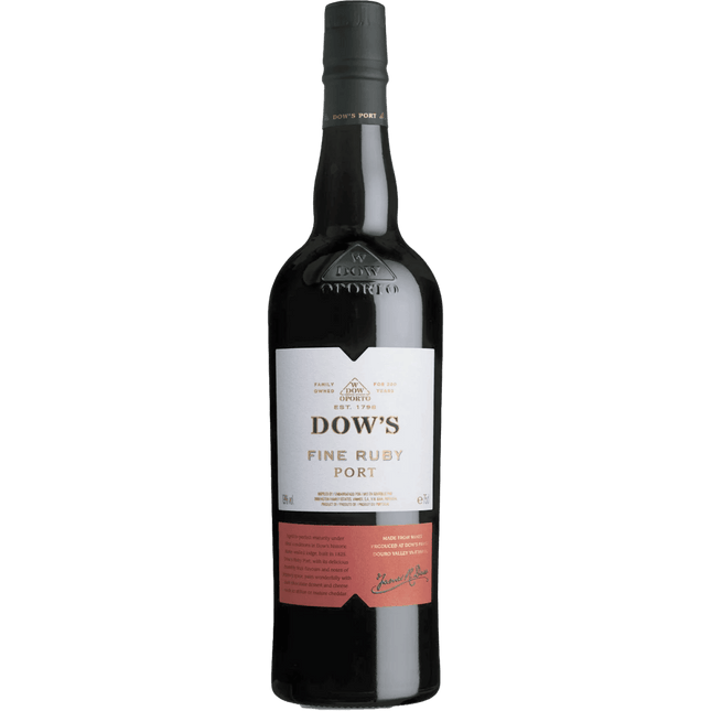 DOW'S EST 1798 FINE RUBY PORTO 750ML - Wine barrel Plus