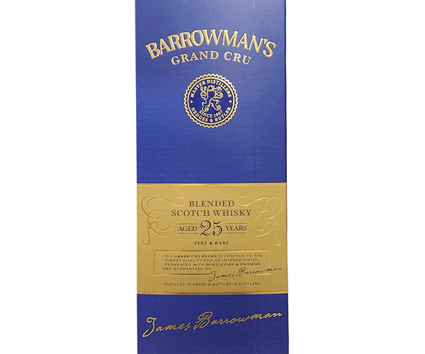 Barrowman's 25-Year Blended Scotch 80 Proof | Wine Barrel Plus