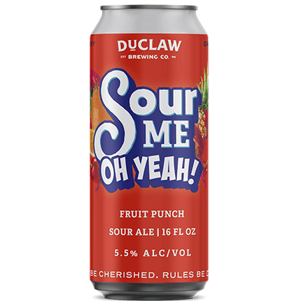 DUCLAW SOUR ME OH YEAH FRUIT PUNCH 4PK 16OZ CAN - Wine barrel Plus