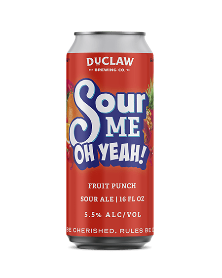 DUCLAW SOUR ME OH YEAH FRUIT PUNCH 4PK 16OZ CAN - Wine barrel Plus