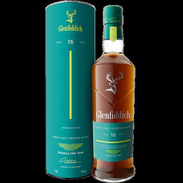 GLENFIDDICH ASTON MARTIN F1 16YR 750ML 86 PROOF - Wine barrel Plus
