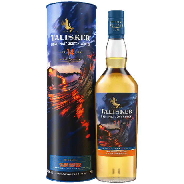 TALISKER 14YR SINGLE MALT SCOTCH 750ML 107.80 PROOF - Wine barrel Plus
