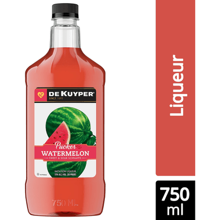 DEKUYPER WATERMELON PUCKER PL 30 Proof 750 ml - Wine barrel Plus