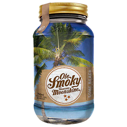 OLE SMOKY SOME BEACH MOONSHINE 35 Proof 750 ml - Wine barrel Plus