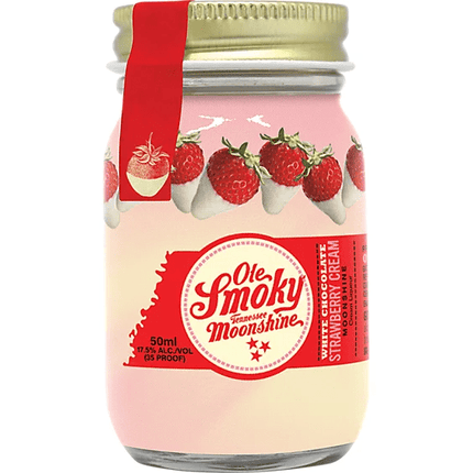 OLE SMOKY WHITE CHOCOLATE STRAWBERY 35 Proof 50 ml - Wine barrel Plus
