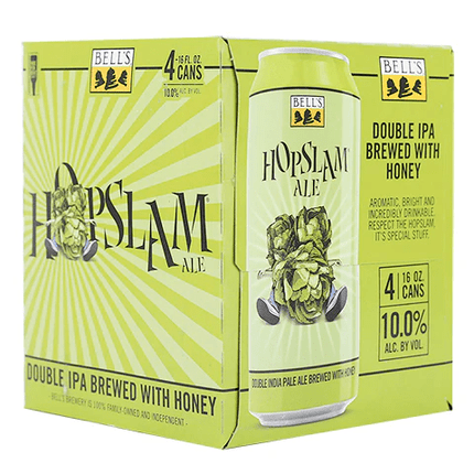 BELL'S HOPSLAM DOUBLE IPA 4PK 16OZ CAN - Wine barrel Plus
