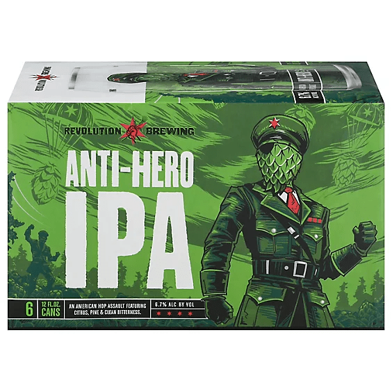 REVOLUTION ANTI - HERO IPA 6PK 12OZ CAN - Wine barrel Plus