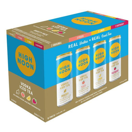 HIGH NOON VODKA TEA'LAKE' VARIETY 8PK 355ML CAN - Wine barrel Plus