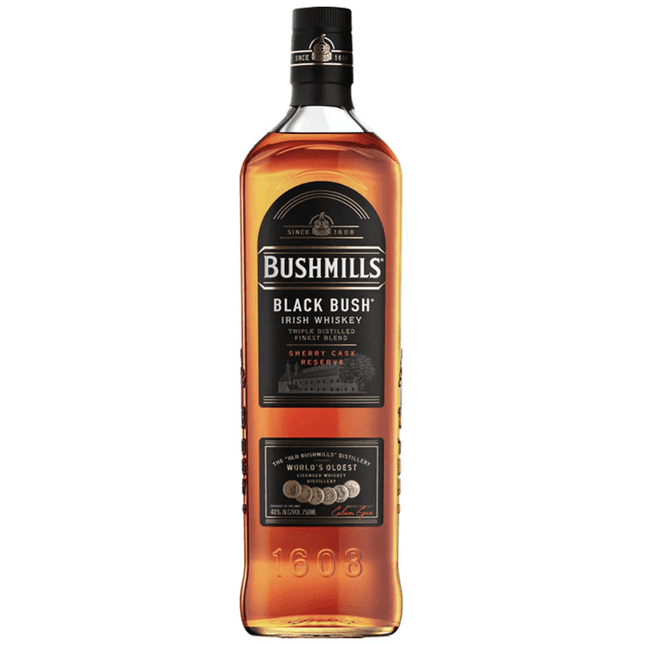 BUSHMILLS BLACK BUSH (IRISH) 80 Proof 1750 ml - Wine barrel Plus