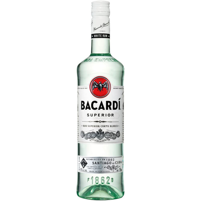 BACARDI SUPERIOR (P R) 80 Proof 750 ml - Wine barrel Plus