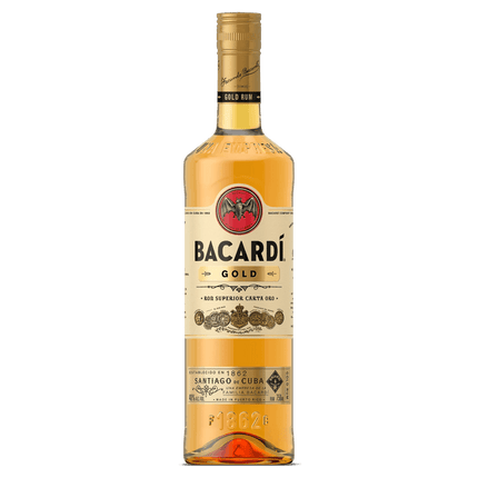 BACARDI GOLD (P R) 80 Proof 1000 ml - Wine barrel Plus