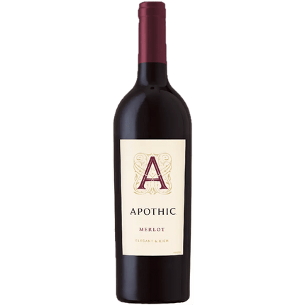 APOTHIC MERLOT 750ML - Wine barrel Plus