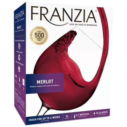 Franzia Merlot 5L - Wine barrel Plus
