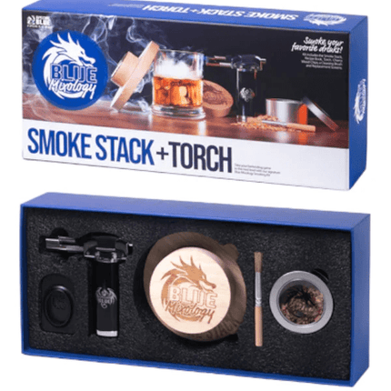 SPECIAL BLUE SMOKESTACK+TORCH - Wine barrel Plus