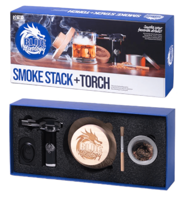 SPECIAL BLUE SMOKESTACK+TORCH - Wine barrel Plus