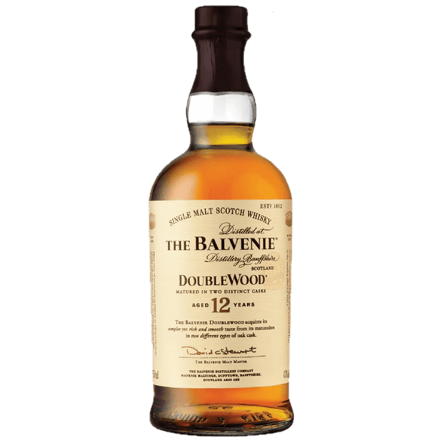 BALVENIE DOUBLEWOOD - 12 YR 86 Proof 750 ml - Wine barrel Plus