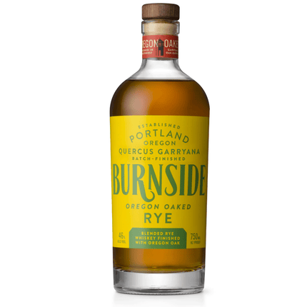 BURNSIDE ORG OAK RYE 750ML - Wine barrel Plus