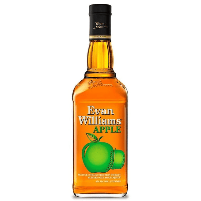 EVAN WILLIAMS APPLE 70 Proof 750 ml - Wine barrel Plus