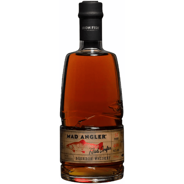 IRON FISH MAD ANGLER BOURBON 93 Proof 750 ml - Wine barrel Plus