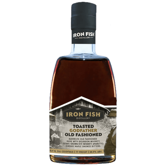 IRON FISH TOASTED GODFATHER 77 PROOF 375ML - Wine barrel Plus