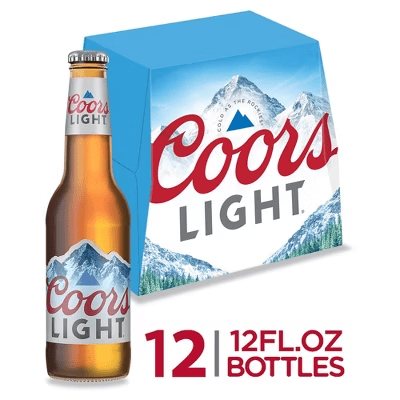 COORS LIGHT 12PK 12OZ BOTTLE - Wine barrel Plus