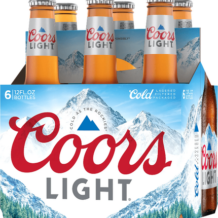 COORS LIGHT 6PK 12OZ BOTTLE - Wine barrel Plus