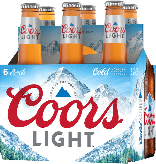 COORS LIGHT 6PK 12OZ BOTTLE - Wine barrel Plus