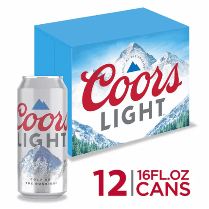 COORS LIGHT 8PK 16OZ CAN - Wine barrel Plus