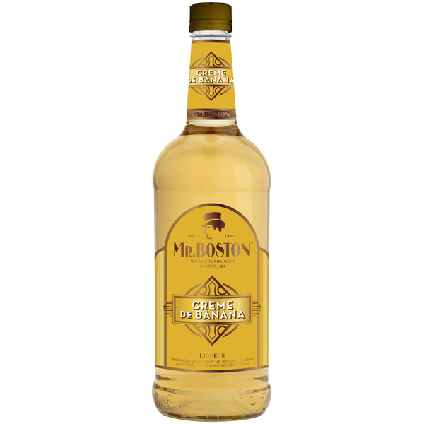 MR BOSTON CREME DE BANANA 30 Proof 1000 ml - Wine barrel Plus