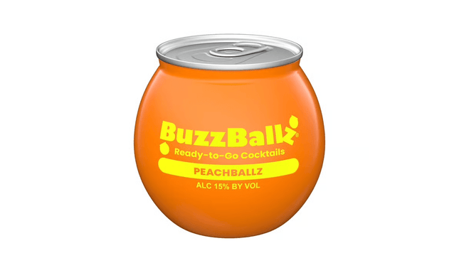 BUZZBALLZ PEACH 187ML - Wine barrel Plus