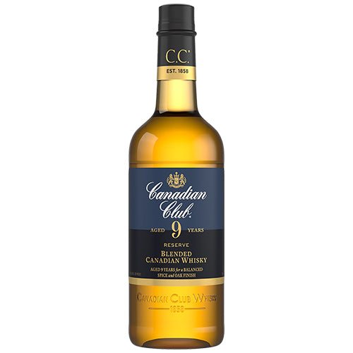 CANADIAN CLUB RESERVE - 9 YR 80 Proof 750 ml - Wine barrel Plus