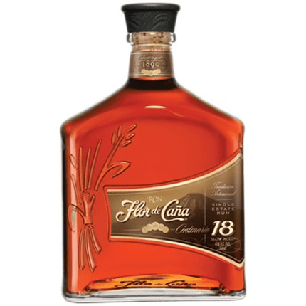 FLOR DE CANA CENTENARIO - 18 YR 80 Proof 750 ml - Wine barrel Plus