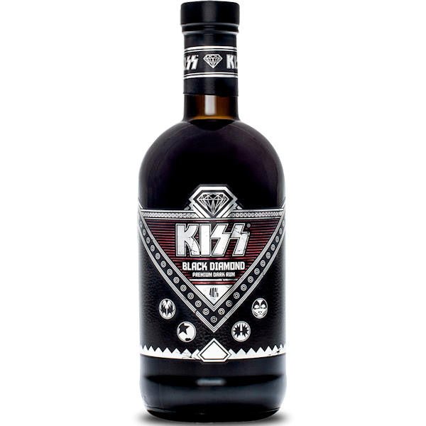 KISS BLACK DIAMOND AGED RUM 700ML 80 PROOF - Wine barrel Plus