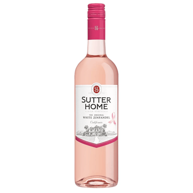 SUTTER HOME WHITE ZINFANDEL 750ML - Wine barrel Plus